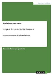 Cover von August Stramm: Santa Susanna
