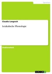 Cover von Lexikalische Phonologie
