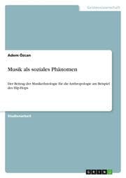 Cover von Musik als soziales Phänomen