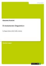 Cover von Il mutamento linguistico
