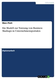 Cover von Ein Modell zur Nutzung von Business Mashups in Unternehmensportalen