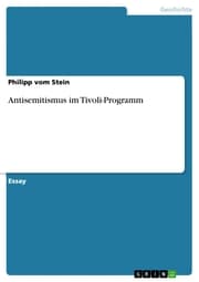 Cover von Antisemitismus im Tivoli-Programm