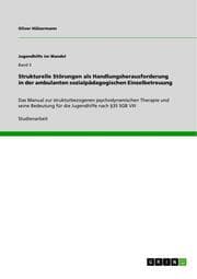 Cover von Strukturelle Störungen als Handlungsherausforderung in der ambulanten sozialpädagogischen Einzelbetreuung