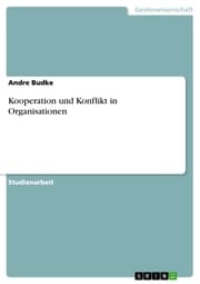 Cover von Kooperation und Konflikt in Organisationen