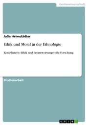 Cover von Ethik und Moral in der Ethnologie