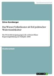 Cover von Das Wiener Volkstheater als Teil politischer Widerstandskultur