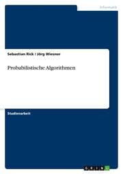 Cover von Probabilistische Algorithmen
