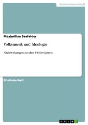 Cover von Volksmusik und Ideologie