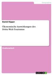 Cover von Ökonomische Auswirkungen des Dritte-Welt-Tourismus