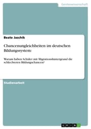 Cover von Chancenungleichheiten im deutschen Bildungssystem: