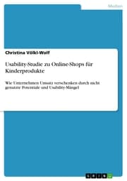 Cover von Usability-Studie zu Online-Shops für Kinderprodukte
