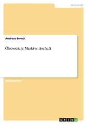 Cover von Ökosoziale Marktwirtschaft