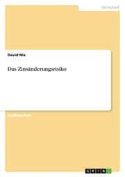 Cover von Das Zinsänderungsrisiko