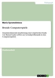 Cover von Brutale Computerspiele