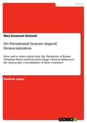Cover von Do Presidential Systems Imperil Democratization