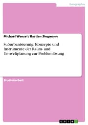 Cover von Suburbanisierung: Konzepte und Instrumente der Raum- und Umweltplanung zur Problemlösung