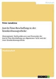 Cover von Just-In-Time-Beschaffung in der Krankenhausapotheke