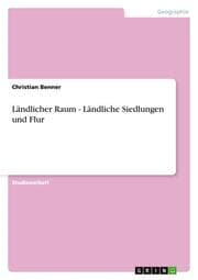 Cover von Ländlicher Raum - Ländliche Siedlungen und Flur