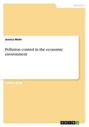 Cover von Pollution control in the economic environment