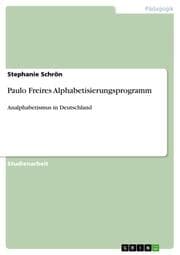Cover von Paulo Freires Alphabetisierungsprogramm