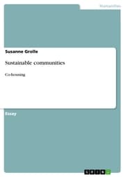 Cover von Sustainable communities