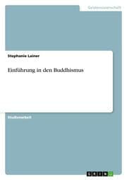 Cover von Einführung in den Buddhismus