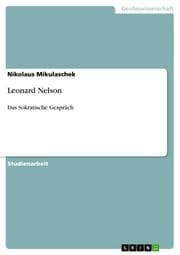 Cover von Leonard Nelson