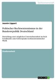 Cover von Politischer Rechtsextremismus in der Bundesrepublik Deutschland
