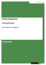 Cover von Fastnachtspiel