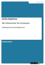 Cover von Die Lebensweise der Germanen