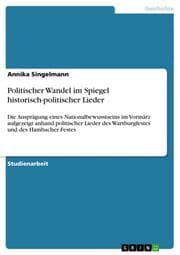 Cover von Politischer Wandel im Spiegel historisch-politischer Lieder
