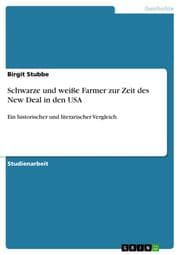 Cover von Schwarze und weiße Farmer zur Zeit des New Deal in den USA