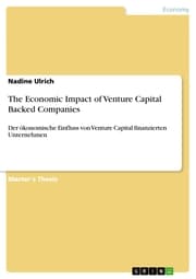 Cover von The Economic Impact of Venture Capital Backed Companies