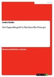 Cover von Der Tugendbegriff in Machiavellis Principe