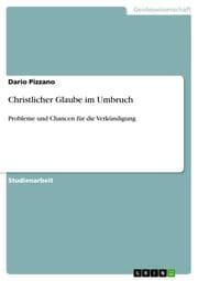 Cover von Christlicher Glaube im Umbruch