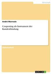 Cover von Couponing als Instrument der Kundenbindung