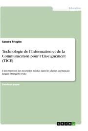 Cover von Technologie de lInformation et de la Communication pour lEnseignement (TICE)