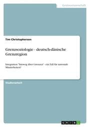 Cover von Grenzsoziologie - deutsch-dänische Grenzregion