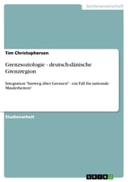 Cover von Grenzsoziologie - deutsch-dänische Grenzregion