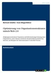 Cover von Optimierung von Organisationsstrukturen mittels Web 2.0