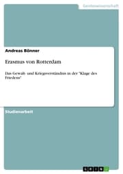 Cover von Erasmus von Rotterdam