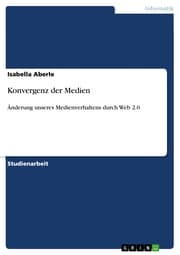 Cover von Konvergenz der Medien