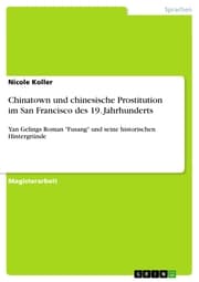 Cover von Chinatown und chinesische Prostitution im San Francisco des 19. Jahrhunderts