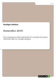 Cover von Homeoffice 2010!