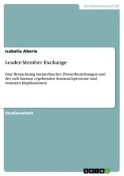 Cover von Leader-Member Exchange