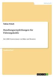 Cover von Handlungsempfehlungen für Führungskräfte