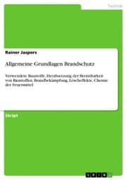 Cover von Allgemeine Grundlagen Brandschutz