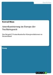 Cover von Amerikanisierung im Europa der Nachkriegszeit