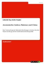 Cover von Atommächte Indien, Pakistan und China