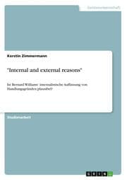 Cover von 'Internal and external reasons'
